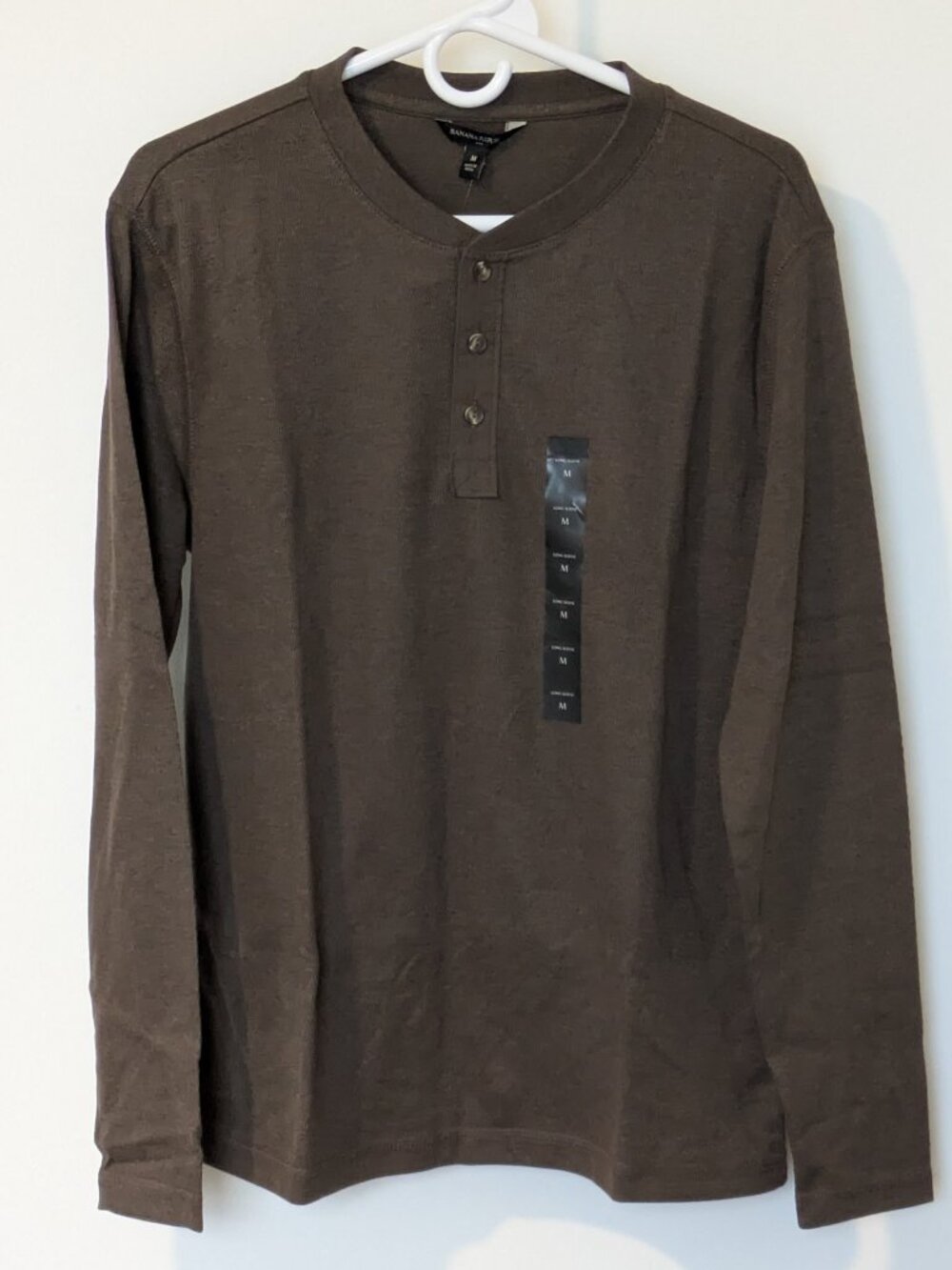 Banana Republic Long Sleeve Thermal Henley NWT